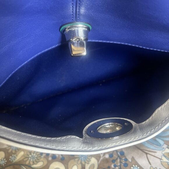 Coach COLORBLOCK CARRIE (F24065) Color Block Shoulder Tote Purse Handbag - Picture 12 of 16